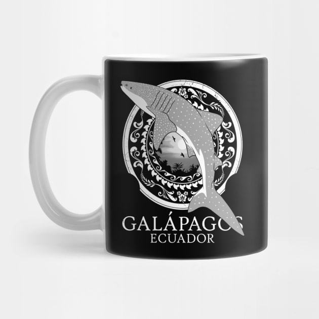 Whale Shark Ecuador Galápagos by NicGrayTees